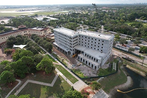 A new $42.3 million student center and residence hall will open at the University of South Florida Sarasota-Manatee in fall 2024.