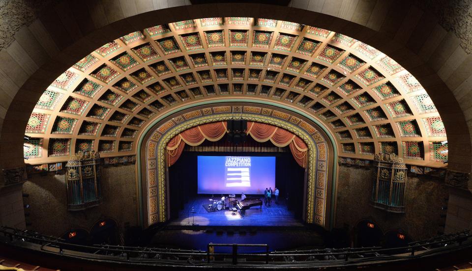 Plans call for the ceiling at the Florida Theatre to be repaired and repainted in 2023.