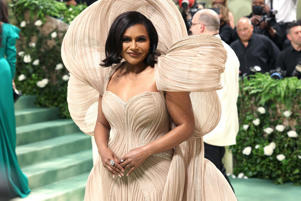 Mindy Kaling attends The 2024 Met Gala Celebrating 