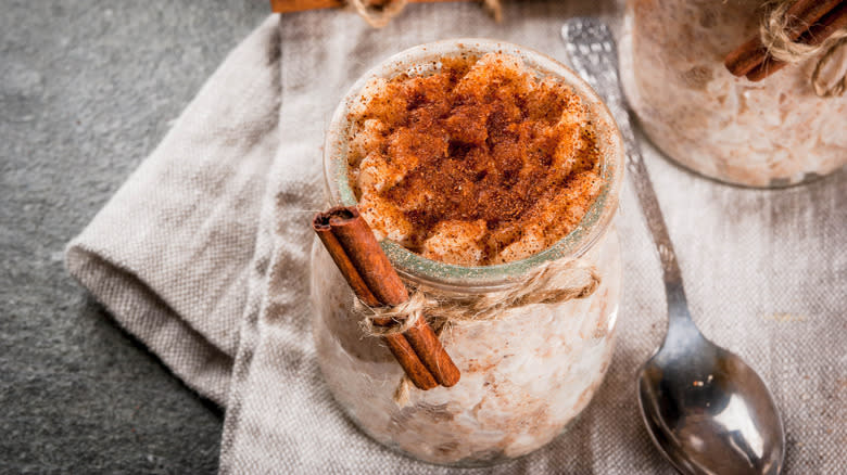 American rice pudding pictured