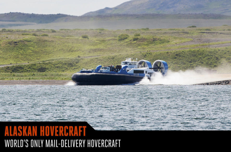 <p>We can't pick out just one hovercraft, but we can pick our favorite state where civilians use them: Alaska. In 1998 the United States Postal Services brought in hovercraft to start handling mail. But mail isn't the only thing getting hauled around by hovercraft in Alaska, where multiple hovercrafts—from the British built Hoverwork AP1-88 from the USPS to the Hoverwork BHT130—also work as a ferry service for freight and passengers, although the high cost to operate the machines have led to their demise in some places (i.e. King Cove, Alaska). Either way, the unique way of handling transportation offers up a variety of impressive hovering.</p>