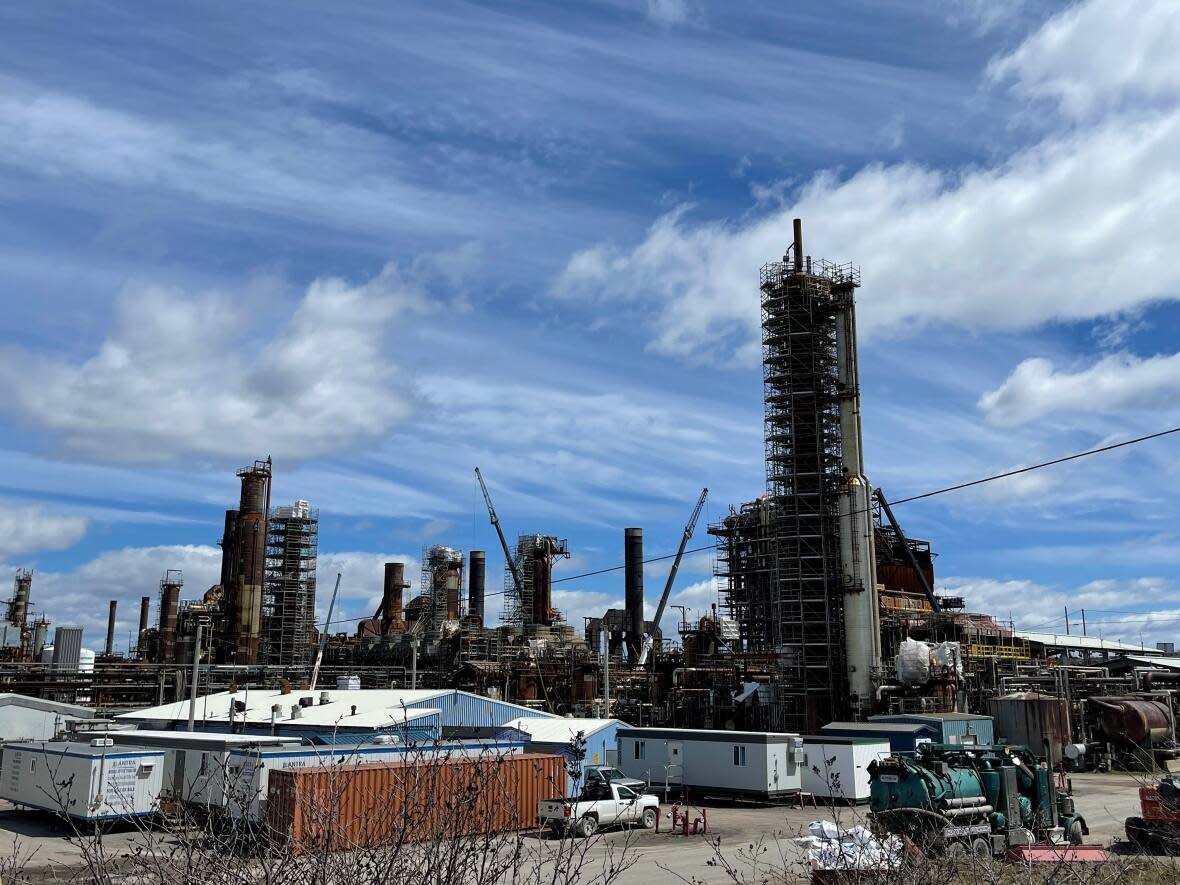 A flash fire at the refinery in Come By Chance on Sept. 2 injured eight workers.  (Sarah Sears/CBC - image credit)