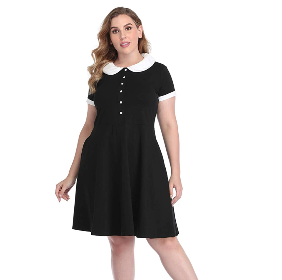 Plus-Size Wednesday Addams Dress