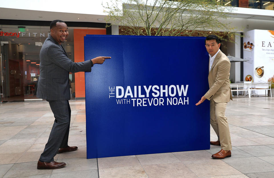 Roy Wood Jr. and Ronny Chieng - Credit: Leon Bennett/Getty Image