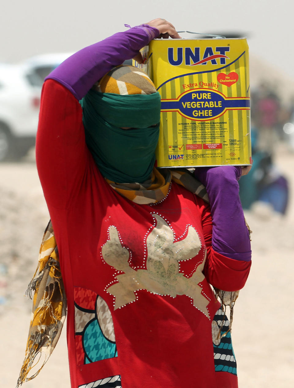 Displaced Iraqis in Fallujah