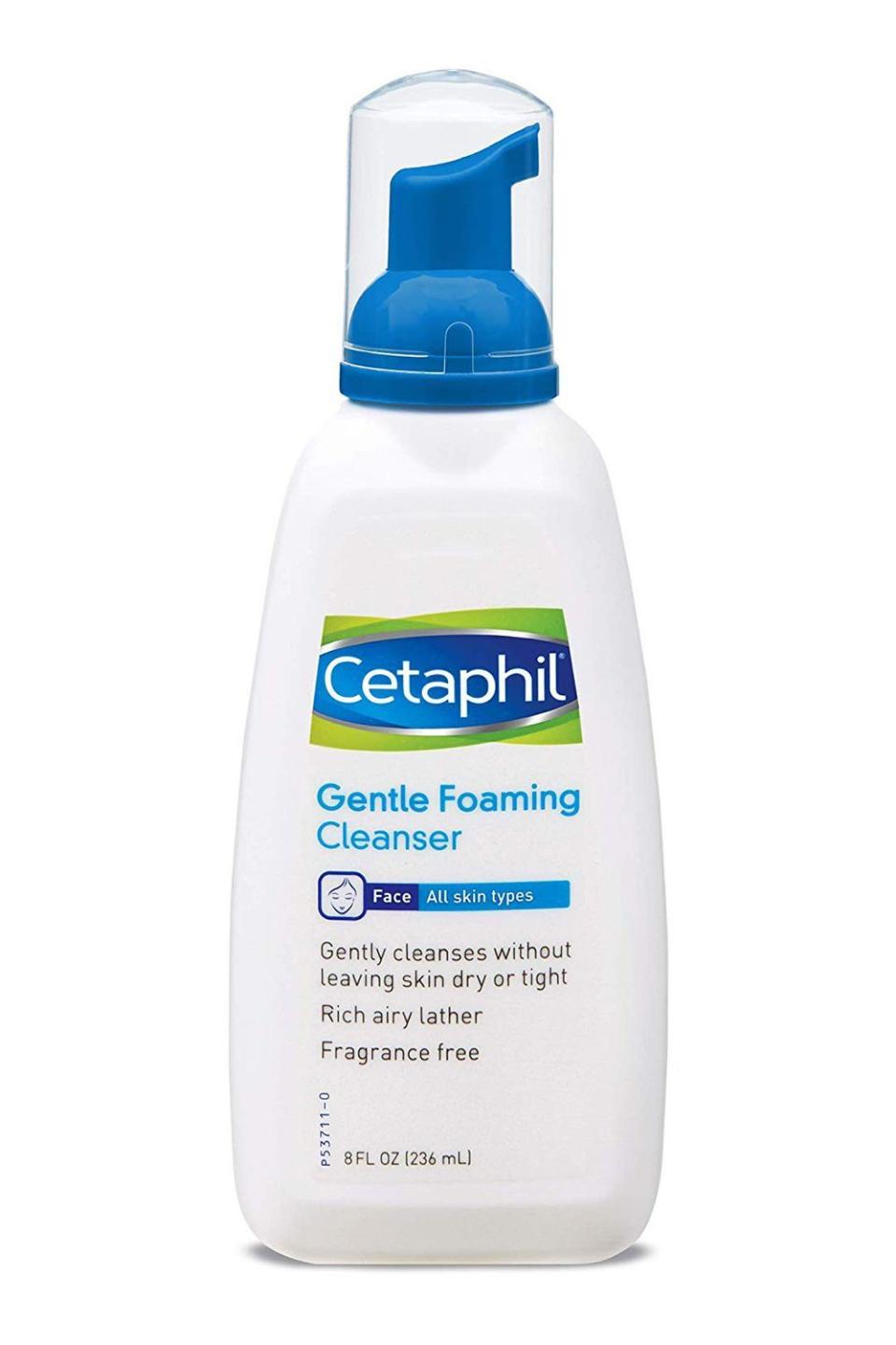 8) Cetaphil Foaming Facial Cleanser
