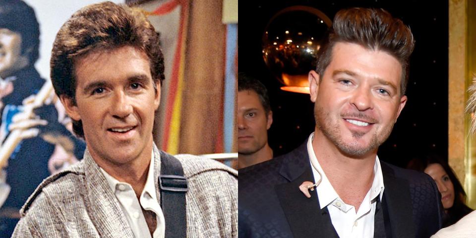 13. Alan Thicke and Robin Thicke