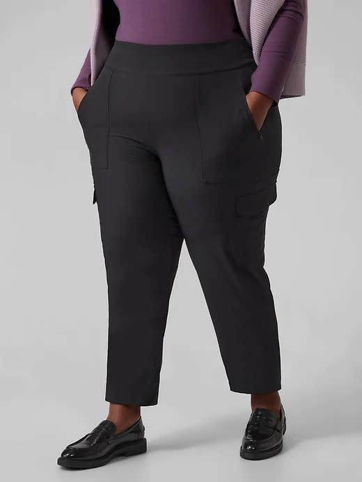 Chelsea Cargo Lined Pant. Image via Athleta.