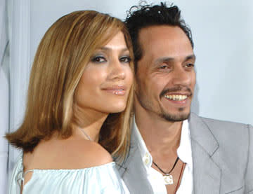 Jennifer Lopez and Marc Anthony at the Westwood premiere of New Line Cinema's Monster-In-Law