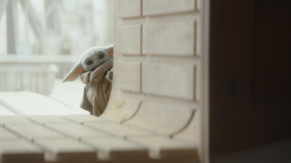 Baby Yoda, The Mandalorian. Image: Disney+/Lucasfilm