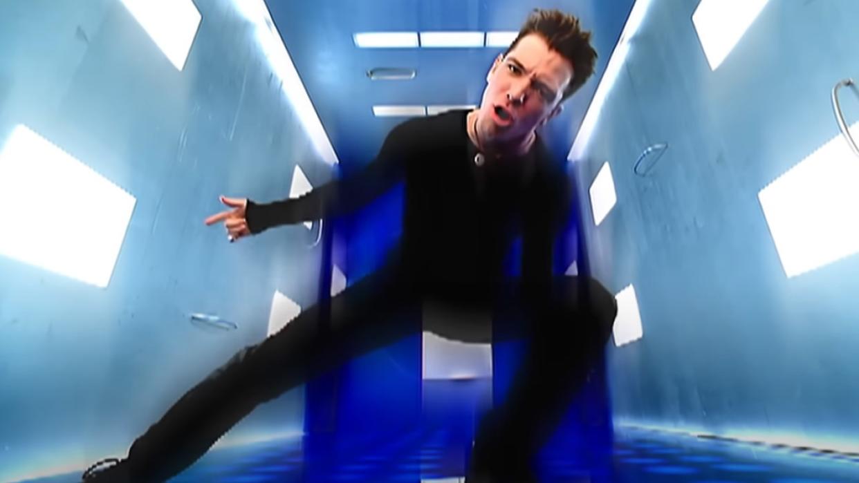  JC Chasez in *NSYNC's Bye Bye Bye music video. 