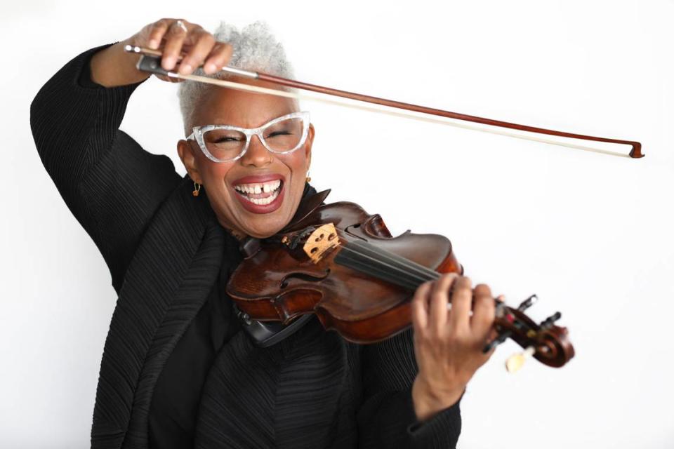 Violinist Regina Carter joins Charlotte Symphony for a jazz-infused program Feb. 9-10 featuring David Schiff’s “Four Sisters,” a concerto that pays homage to Aretha Franklin, Ella Fitzgerald, Billie Holiday and Sarah Vaughan.