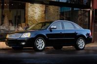 <p>Ford positioned the Five Hundred at the top of its saloon range as an alternative to the Crown Victoria. While it was large and softly suspended, it landed with front-wheel-drive, unibody construction and a V6 engine. It was given a lukewarm reception by buyers and <strong>367,402 units</strong> were sold from 2004 to 2007.</p><p><strong>Alan Mulally</strong>, the former Boeing executive who became Ford’s boss in 2006, axed the Five Hundred. He insisted that the updated model released for <strong>2008</strong> resurrect the Taurus name that buyers were far more familiar with. Mercury’s version of the car, the <strong>Montego</strong>, was rebadged <strong>Sable</strong> for the same reason.</p>