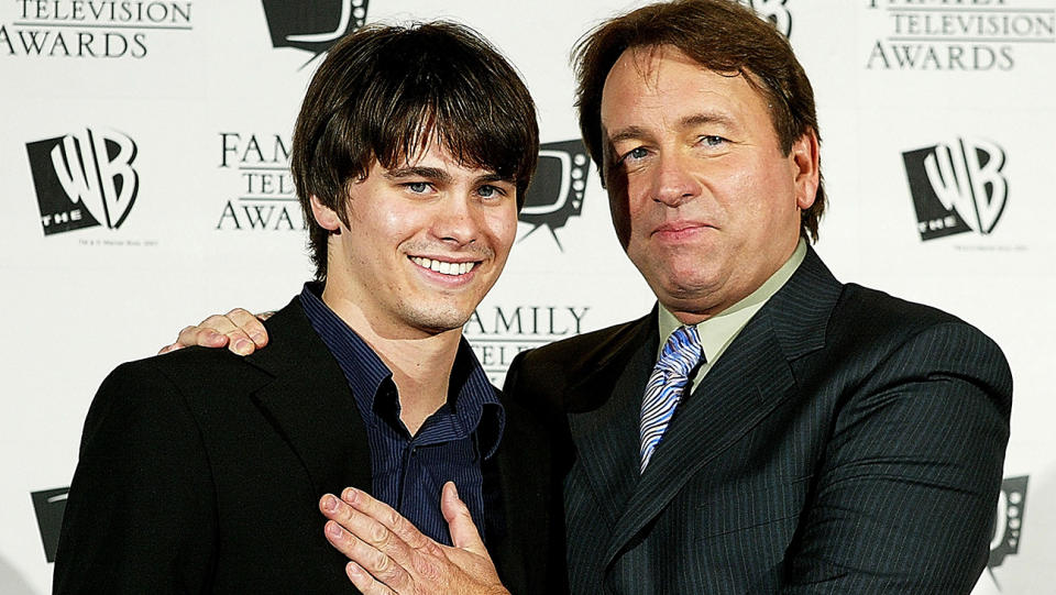 Jason Ritter and John Ritter