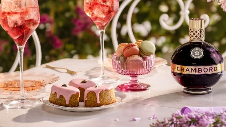 Chambord treats and drinks