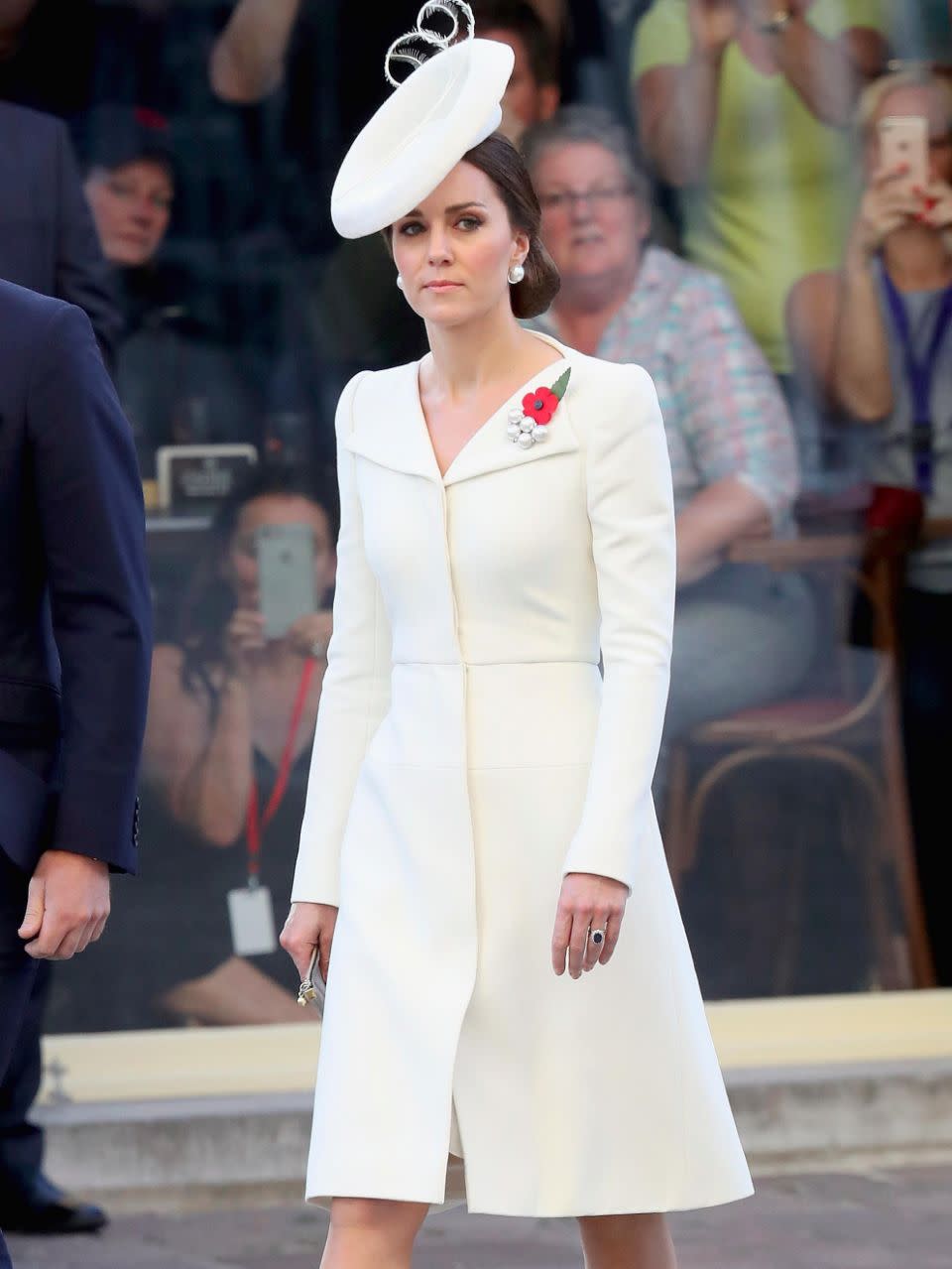 Kate made a good show at her last official engagement, in Belgium on July 30. Source: Getty