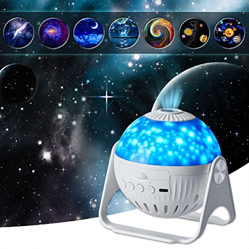 Galaxy Projector-Star projector-360 Degree Auto Rotation-Timed Starry Planetarium Projector -Night Light-Lights for Room Decor-Unique Gift for Children-Kids Gifts