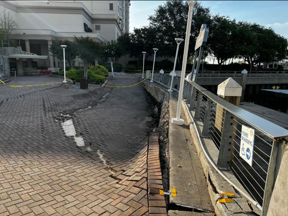 Parts of Hutchinson Island suffered damage this weekend after a 3.9 magnitude earthquake. The quake caused land to settle, threatening the structural integrity of Bryan Square and the Westin parking garage, both of which neighbor the under-construction Convention Center
