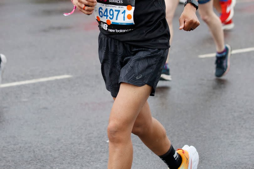 Adele Roberts running the London Marathon