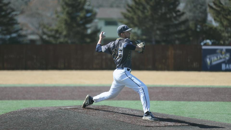 Tanner Brown threw a perfect game for Augustana in 2021