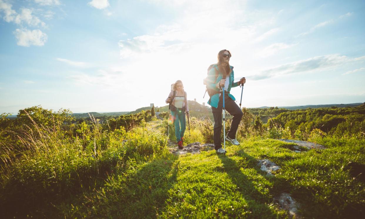 <span>Women have spoken of feeling pestered by unwanted advice and attention while enjoying walks and hikes.</span><span>Photograph: izusek/Getty Images</span>