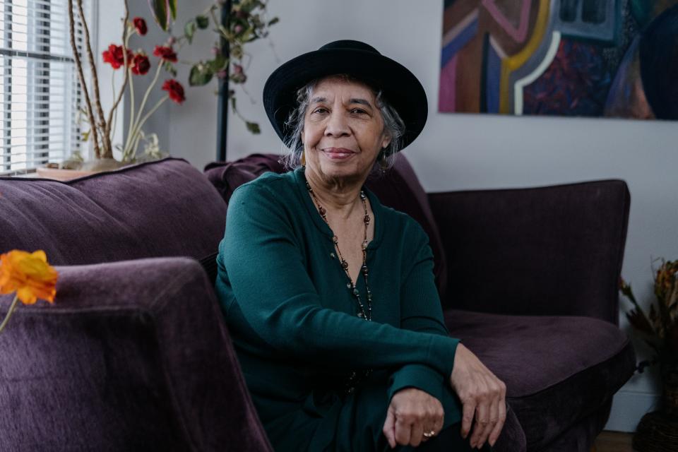 Award-winning poet, essayist, biographer, editor, professor and activist Melba Joyce Boyd at her home on Sunday, Jan. 22. 2023 in Detroit. Boyd has been named the 2023 Kresge Eminent Artist. (Erin Kirkland for Kresge)