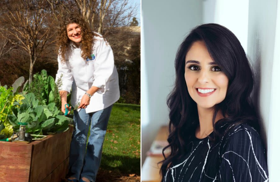 Left to right:&nbsp;Miranda Helmer, the research and development director at Hidden Valley Ranch; Edith Neta, the associate research fellow of product development. (Photo: Hidden Valley Ranch)