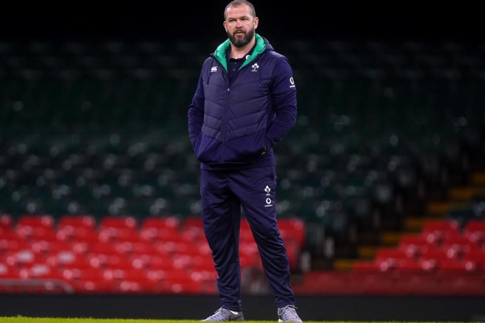 Andy Farrell’s Ireland begin 2023 at the Principality Stadium in Cardiff (Mike Egerton/PA) (PA Wire)
