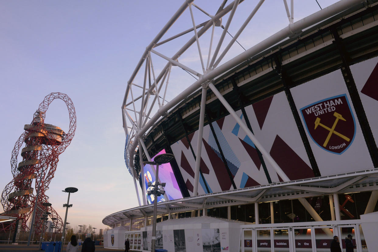 Tough transition | The Hammers have won just six league games at their new stadium: Arfa Griffiths/West Ham United via Getty Images