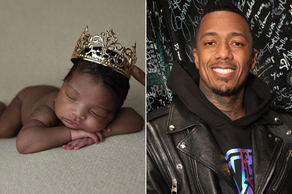 Nick Cannon Shares Adorable Photo of Newborn Daughter Onyx Wearing a Crown