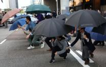 Anti-government demonstration in the Central district of Hong Kong