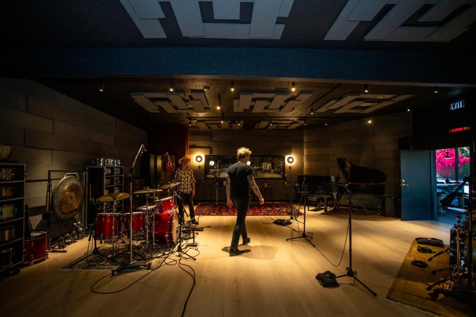 Musician/venture capitalist Jason Mendelson and former Guns N' Roses drummer Matt Sorum recently opened Good Noise Studio, in Palm Springs, Calif., on April 2, 2024.