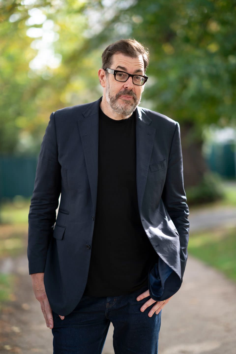 richard osman at the cheltenham literature festival in 2023