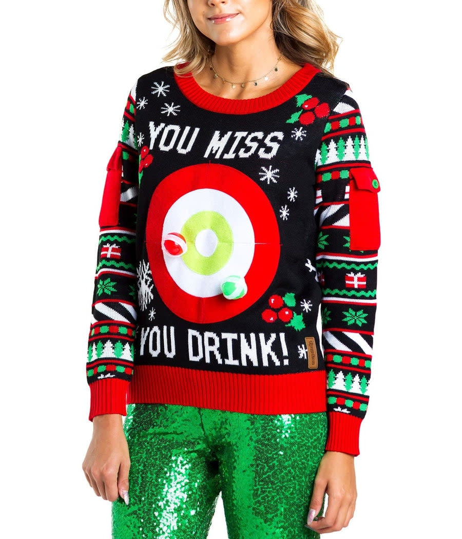 <p><a href="https://go.redirectingat.com?id=74968X1596630&url=https%3A%2F%2Fwww.tipsyelves.com%2Fproducts%2Fwomens-drinking-game-christmas-sweater&sref=https%3A%2F%2Fwww.womansday.com%2Fstyle%2Ffashion%2Fg413%2Fugly-holiday-sweaters%2F" rel="nofollow noopener" target="_blank" data-ylk="slk:Shop Now;elm:context_link;itc:0;sec:content-canvas" class="link ">Shop Now</a></p><p>Drinking Game Ugly Christmas Sweater</p><p>tipsyelves.com</p><p>$64.95</p><span class="copyright">Tipsy Elves</span>