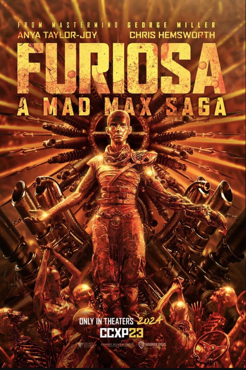 Póster oficial de Furiosa (Crédito: Warner Bros. Entertainment Inc.)