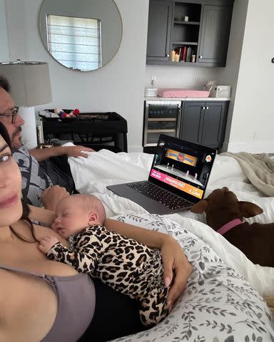 <p>Jenna Dewan/Instagram</p> Steve Kazee, Jenna Dewan and Rhiannon on July 6, 2024