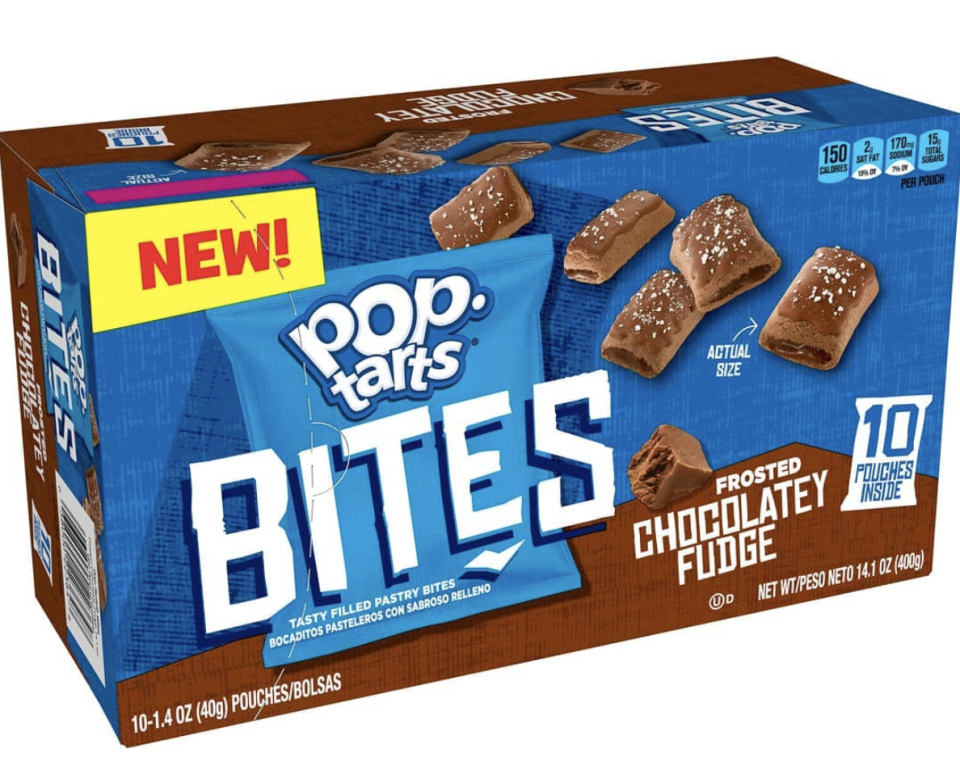 Frosted Chocolatey Fudge Pop-Tarts Bites