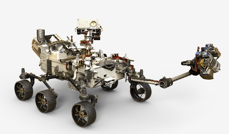 <span class="caption">The new Mars 2020 rover builds on lessons learned from Opportunity.</span> <span class="attribution"><a class="link " href="https://mars.nasa.gov/mars2020/mission/rover/" rel="nofollow noopener" target="_blank" data-ylk="slk:NASA;elm:context_link;itc:0;sec:content-canvas">NASA</a></span>