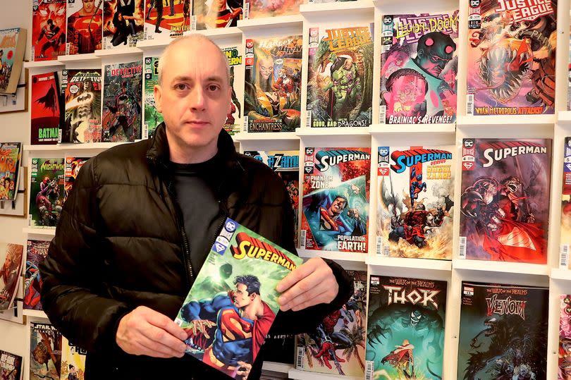 Brian King of Justice Comics is hosting events to mark Free Comic Book Day -Credit:Stirling Observer