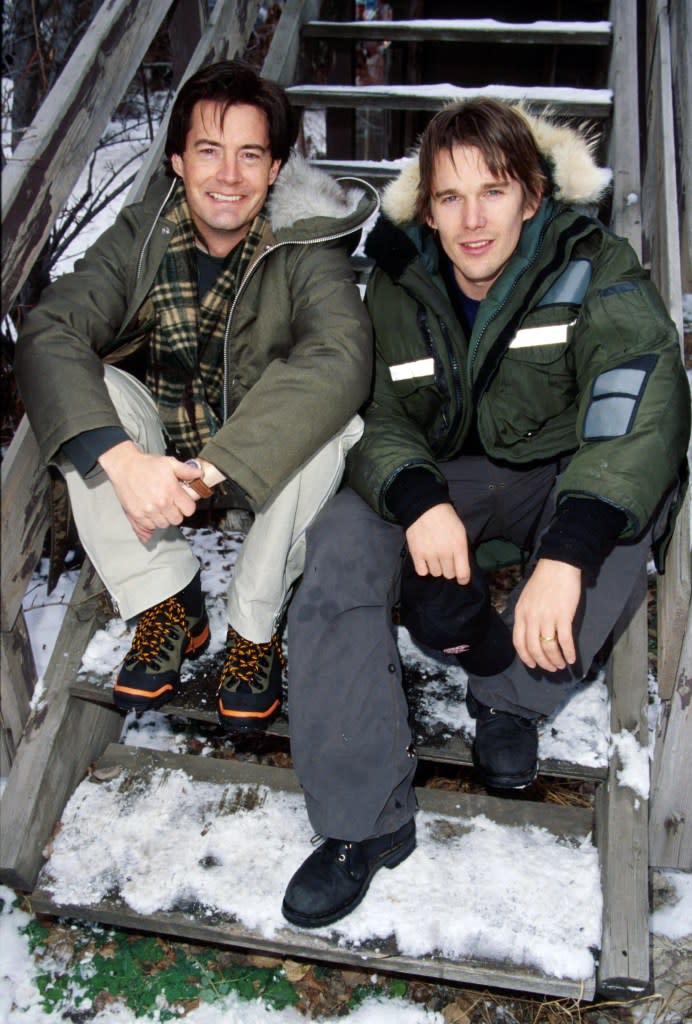 Kyle MacLachlan & Ethan Hawke Sundance Film Festival 2000 Park City, Utah USA January 22, 2000