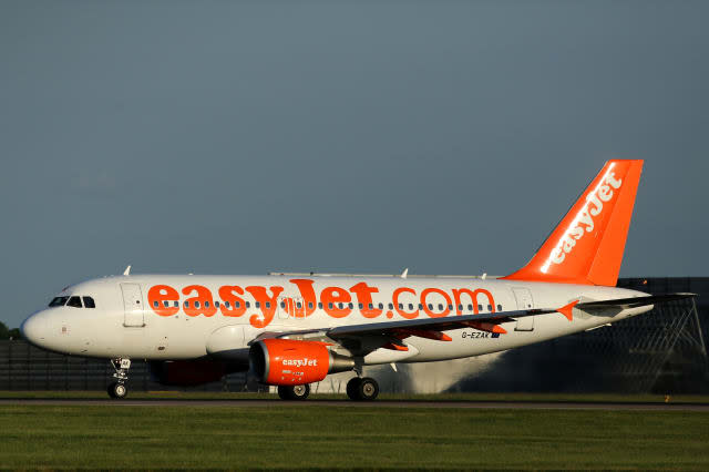 Stansted plane stock