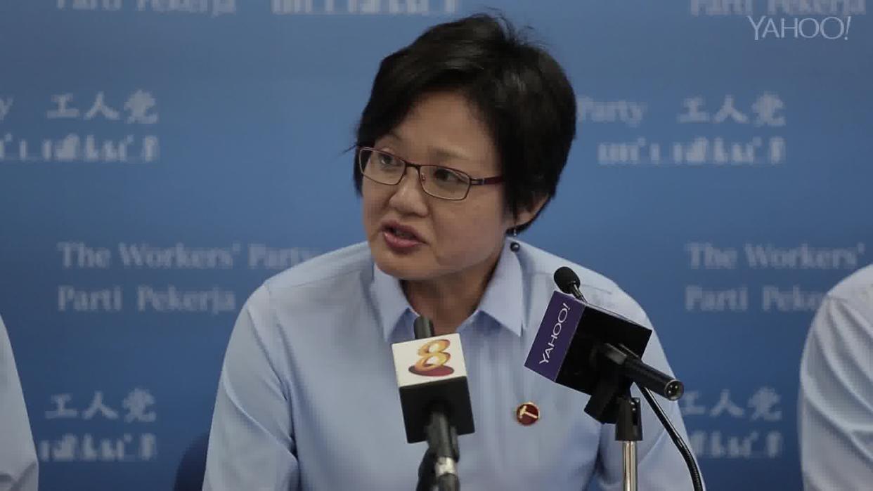 (Photo of WP Chairman Sylvia Lim: Yahoo News Singapore)