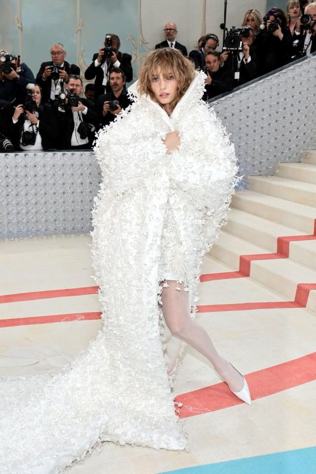 Maude Apatow attends the 2023 Met Gala Celebrating 'Karl Lagerfeld
