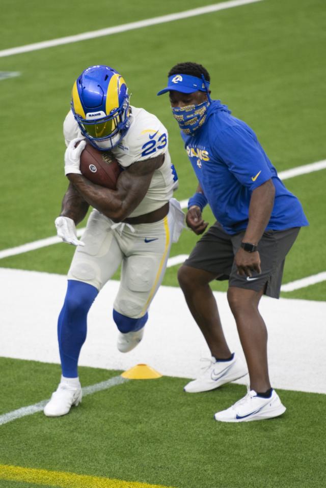 Former Georgia football RBs Thomas Brown & Sony Michel together again