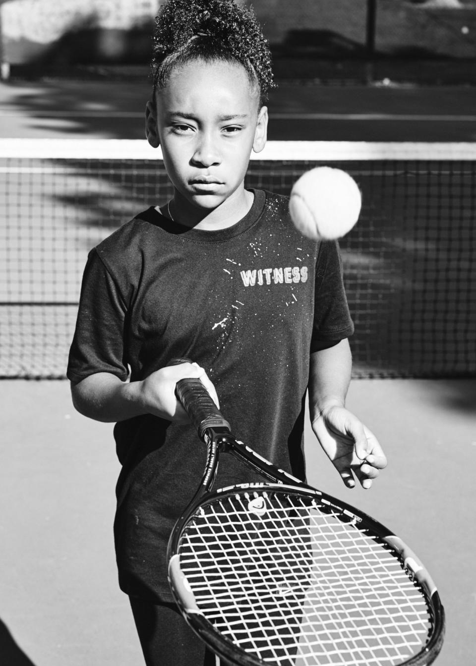 <p>9-year-old Kalli Minor is a tennis player who trains up to 6 hours a day–she says she wants to be "number 1 in the world, and to win every grand slam at least 5 times each."</p>