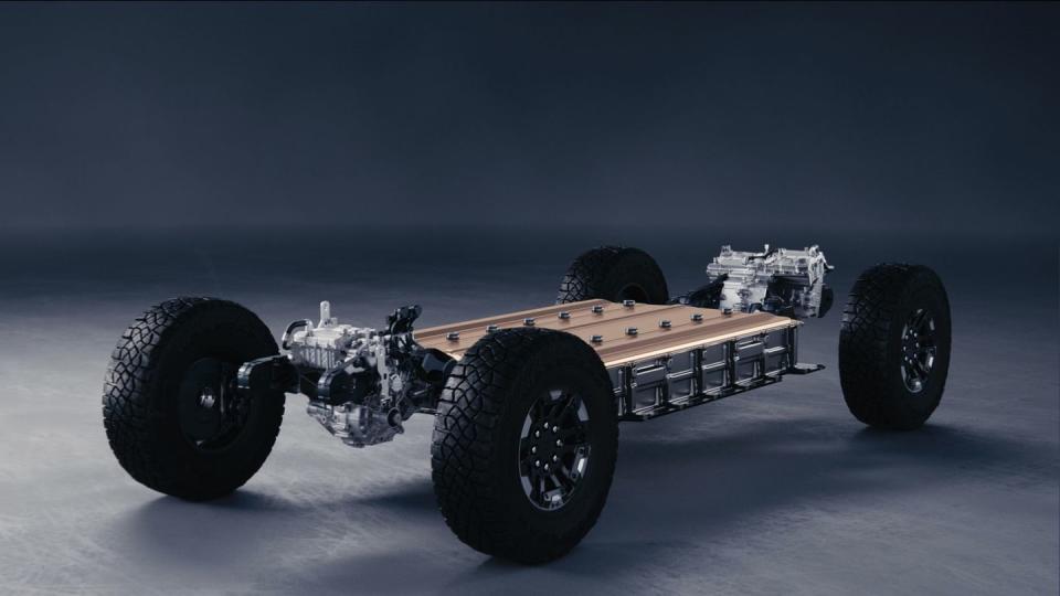 hummer ev chassis without body