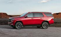 <p>Like the Suburban, the <a href="https://www.caranddriver.com/chevrolet/tahoe" rel="nofollow noopener" target="_blank" data-ylk="slk:Tahoe;elm:context_link;itc:0;sec:content-canvas" class="link ">Tahoe</a> was recently redesigned to offer fresh looks and a range of new features. Chief among them is a turbo-diesel engine, which makes 460 lb-ft of torque, and a new independent rear suspension. There are six different trim levels to be had with pricing ranging from $52,095 for an LS to $72,645 for the plush High Country model. A 10-speed automatic transmission is standard and, while four-wheel drive is optional, rear-wheel drive is standard. Interior space has also increased all around, including in the cargo area and in the third row. Those looking to wander off paved roads may be interested in the Z71 model, which comes out of the box with four-wheel drive, a two-speed transfer case, and a front skid plate.</p><ul><li>Base Price: $52,095</li><li>Powertrain: 277-hp turbocharged 3.0-liter diesel inline-six engine, 355-hp 5.3-liter V-8 engine, 420-hp 6.2-liter V-8 engine; 10-speed automatic transmission</li><li>Cargo space behind second row: 73 cubic feet </li><li>Cargo space behind third row: 26 cubic feet </li><li>Maximum conventional towing capacity: 8400 pounds</li></ul><p><a class="link " href="https://www.caranddriver.com/chevrolet/tahoe-2020/specs" rel="nofollow noopener" target="_blank" data-ylk="slk:MORE TAHOE SPECS;elm:context_link;itc:0;sec:content-canvas">MORE TAHOE SPECS</a></p>