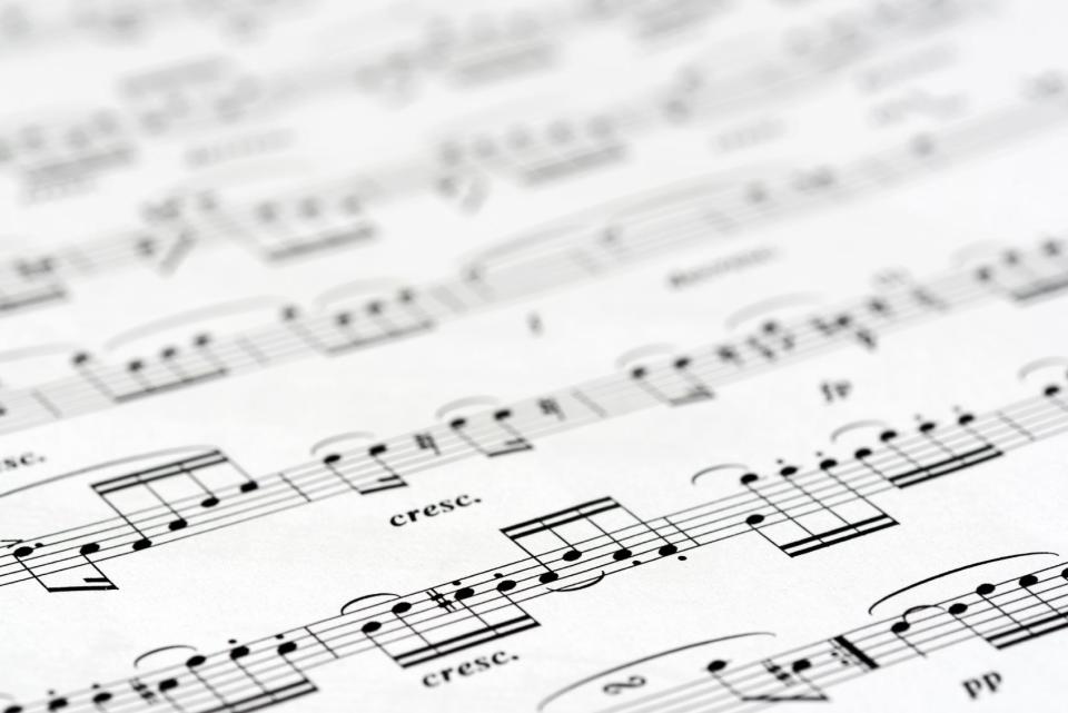 Sheet music pages. icons iconi