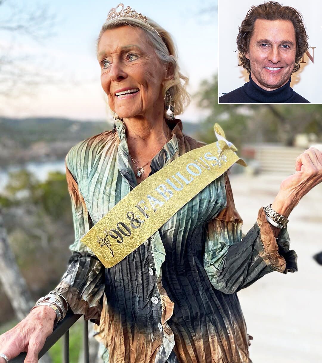 Matthew McConaughey Celebrates His Mother’s 90th Birthday: 'Livin on Joy'