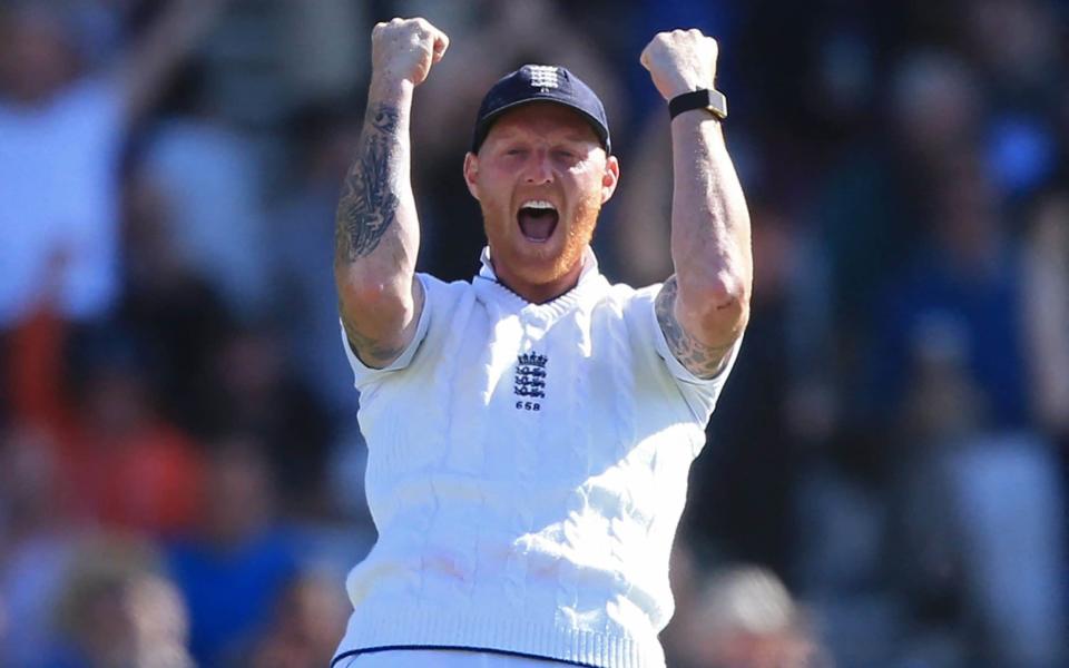 Ben Stokes was all smiles after watching Matthew Potts dismis New Zealand captain Kane Williamson - AFP